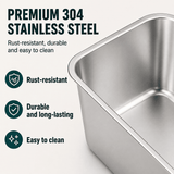 Avenloo Splash-Proof Water Bowl - Black - 304 stainless steel dog bowl detail